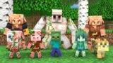 Monster School : Baby Zombie With His Friends Fight Villains – Minecraft Animation
