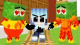 Monster School: Fire Zombie Fat Become Superhero Because Wolf Girl – Sad Story – Minecraft Animation