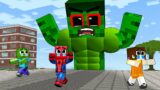 Monster School : Mutant Hulk Giant Raise An Uproar In The City – Sad Story – Minecraft Animation