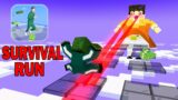 Monster School : Survival Runner 3D CHALLENGE – Minecraft Animation