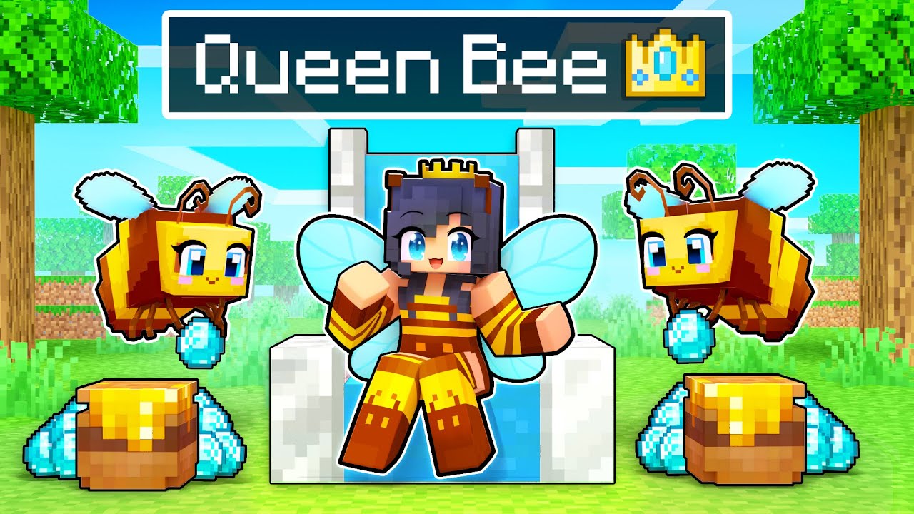 Playing As The QUEEN BEE In Minecraft! Minecraft videos