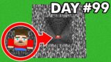 TRAPPED In The TALLEST BEDROCK BOX For 100 DAYS (Minecraft)