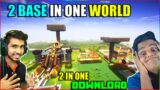 Techno gamerz minecraft and Beastboyshub  minecraft base in single world | minecraft hindi gameplay