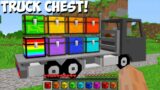 This IS MOST RAREST TRUCK WITH NEW CHESTS in Minecraft Challenge 100% Trolling