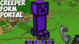 What happens if BUILD NETHER PORTAL of CREEPER form in Minecraft ? MOB PORTAL !