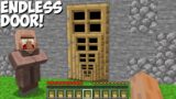 What if you OPEN this ENDLESS DOOR in Minecraft ? MAGIC DOOR !