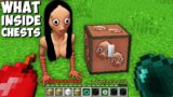 What's INSIDE THE MOMO CHEST in Minecraft ! OPEN SECRET CHEST WITH  ITEMS! ALL MOBS