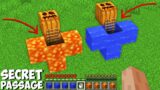 Which SECRET PASSAGE IN THE GOLEM TO CHOOSE in Minecraft ? PASSAGE INSIDE LAVA GOLEM VS WATER GOLEM!