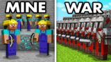 100 Players Simulate Civilization in Minecraft for a Month…