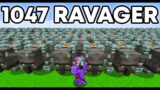 1,047 Ravagers VS Minecraft SMP…