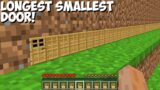 How to BUILD SMALLEST LONGEST HOUSE in Minecraft ? INCREDIBLY HOUSE !