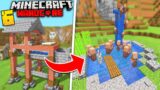 I Built An UNLIMITED Villager Breeder Farm In Minecraft Hardcore!