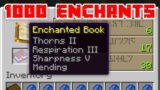 I Enchanted 1,000 Books in Minecraft and got THIS…
