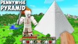 I found a BIGGEST PENNYWISE PYRAMID in Minecraft ! What's inside the GIANT PYRAMID ?