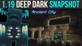 Minecraft 1.19 Deep Dark Experimental Snapshot 1 – Its All Here!