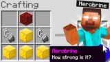 Minecraft But I Can Craft Herobrine