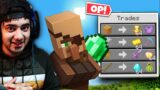 Minecraft, But Villagers Trade OP items
