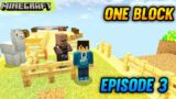 Minecraft Pocket Edition Gameplay | One Block Gameplay | Episode 3 | Tamil | George Gaming |