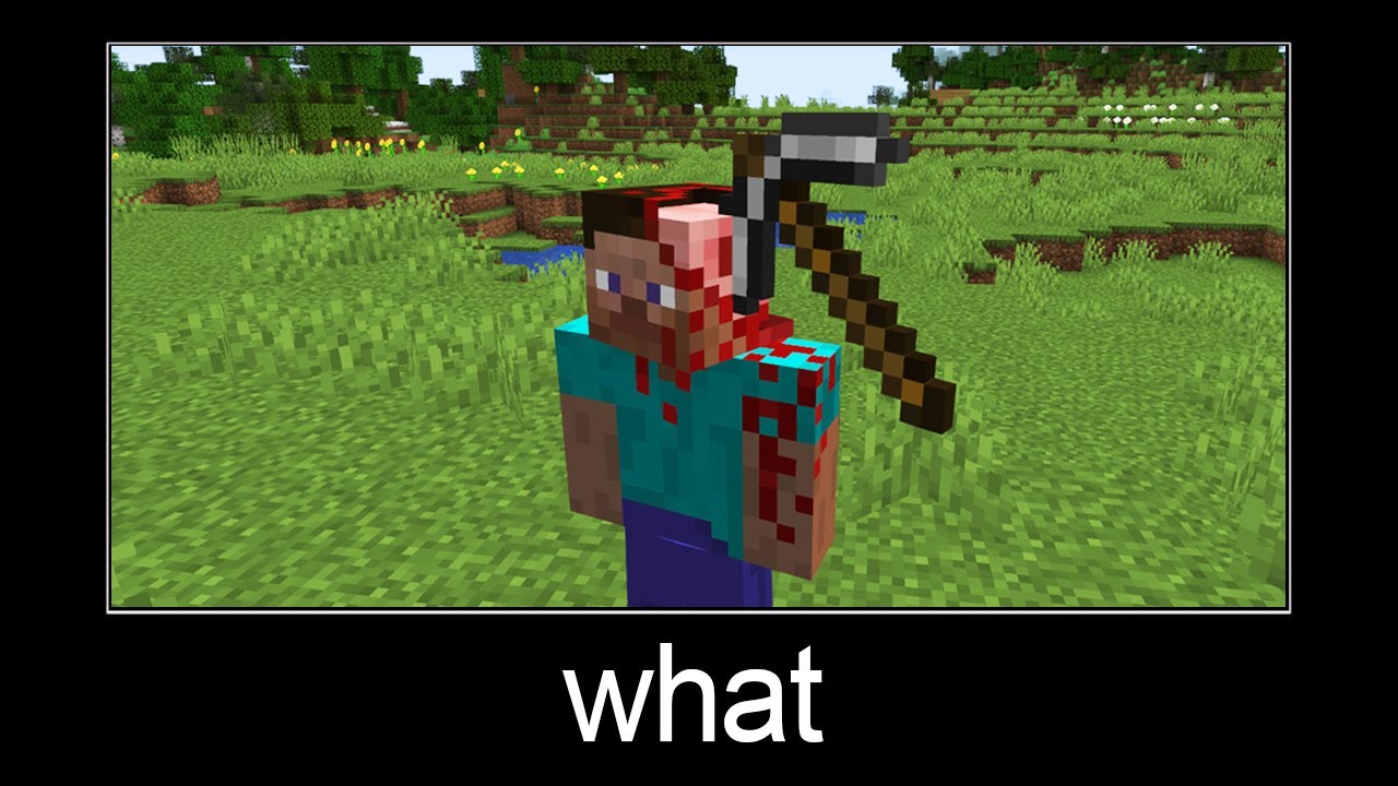 Minecraft wait what meme part 184 (very scary Steve) - Minecraft videos