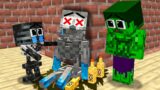 Monster School : Good Baby Hulk and Poor Baby Skeleton – Sad Story – Minecraft Animation