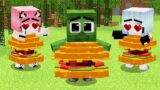 Monster School NOOB vs PRO: BABY ZOMBIE SECURITY HOUSE BUILD CHALLENGE – Minecraft Animation