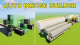 Redstone Infinite Auto Bridge Building Machine Build in Minecraft