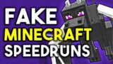 The Story of Fake Minecraft Speedruns