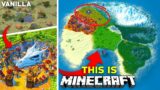 Transforming The WHOLE Of Minecraft – The ULTIMATE Survival World!