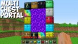 What if you BUILD MULTI CHEST PORTAL in Minecraft? CHALLENGE 100% TROLLING !