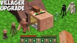Why did I TRANSFORM ALL MOBS INTO VILLAGER MOBS in Minecraft ? INCREDIBLE VILLAGER UPGRADE !
