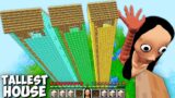 Why to BUILD this TALLEST DIAMOND or EMERALD or GOLD HOUSES in Minecraft ? CHOOSE NEW HOUSE for MOMO