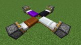 how to make a modern bed in minecraft #shorts