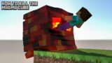minecraft – How to kill a magma cube [softbody simulation]