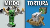 25 FORMAS de TORTURAR MOBS en Minecraft