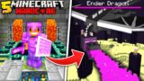 Fighting The ENDER DRAGON in Minecraft Hardcore With a YouTuber!