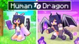 From HUMAN To DRAGON Story In Minecraft!