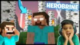 HEROBRINE came in my MINECRAFT WORLD to DEFEAT me