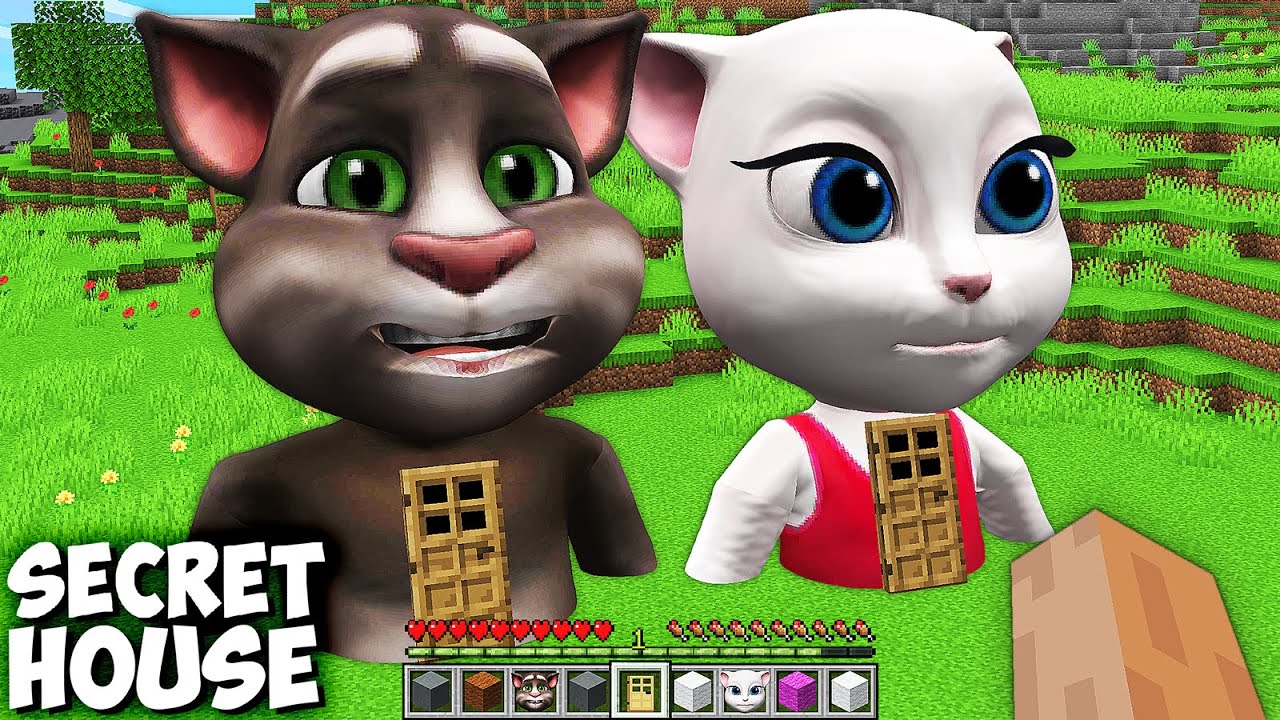 Tom Minecraft I FOUND SECRET TALKING TOM and TALKING ANGELA HOUSE in Minecraft ...