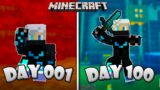I Played Minecraft For 100 days | How Indian's Play Minecraft  | Hindi ( 1.16 survival )