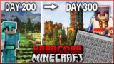 I Survived 300 Days in Hardcore Minecraft! (1.18)