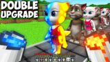 LAVA AND WATER EXPERIMENT TALKING TOM and ANGELA in Minecraft ! MINECRAFT – GAMEPLAY SCOOBY CRAFT
