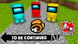 MINECRAFT BUT IT'S AMONG US | TO BE CONTINUED COMPILATION