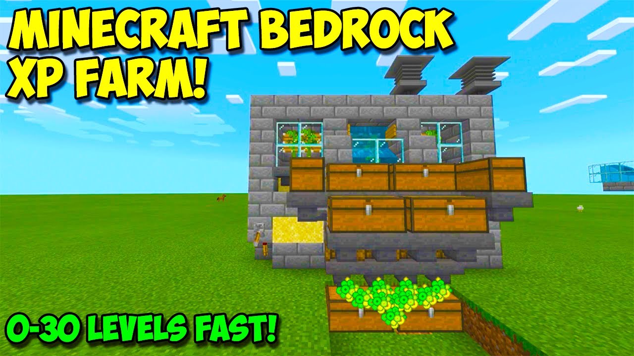 minecraft-bedrock-how-to-make-the-best-xp-farm-ever-0-to-30-levels