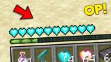 Minecraft, But There Are Diamond LUCKY Hearts…..