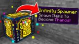 Minecraft, But There's Infinity Gauntlet Spawners…