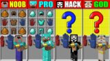 Minecraft NOOB vs PRO vs HACKER vs GOD POPPY PLAYTIME CHAPTER 2 WEAPON CRAFTING CHALLENGE Animation