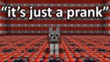 Minecraft but PRANKING goes TOO FAR