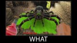 Minecraft wait what meme part 92 realistic minecraft Cave spider