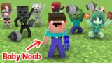 Monster School : BABY NOOB vs HUGGY WUGGY – Minecraft Animation