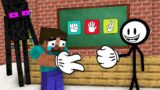 Monster School : BABY STICKMAN ROCK PAPER SCISSORS CHALLENGE ALL EPISODE – Minecraft Animation